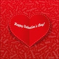 Holiday Card. Heart from famous woman's names with title. Valentines day. ()