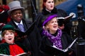 Holiday carolers Royalty Free Stock Photo