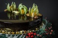 Holiday chocolate mousse cake