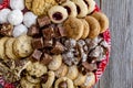 Holiday Cookie Gift Tray with Assorted Baked Goods