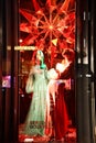 Holiday decor at Bergdorf Goodman flagship store in New York