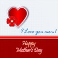Holiday design, background for Celebration of Mother's Day Royalty Free Stock Photo