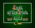 Saint Patrick`s day, sales, commercial events