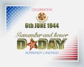 Normandy landings, American D-Day, celebration