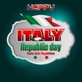 Italian Republic day, national holiday