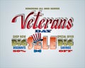 U.S. Veteran`s day, sales and commercial events