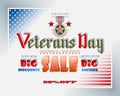 Veteran`s day, sales and commercial events