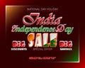 Sales and Commercial Events on Independence Day of India