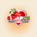 Holiday design, background for 8 March and Women's Day