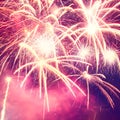 Holiday fireworks photo Royalty Free Stock Photo