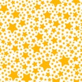 Holiday gift seamless pattern with yellow star