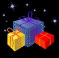 Holiday gifts. Royalty Free Stock Photo