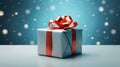 Holiday gifts,big presents box, giving receiving presents Royalty Free Stock Photo