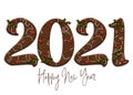 Holiday Gingerbread 2021 Happy New Year