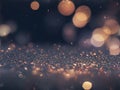 Holiday glitter abstract background with bokeh style