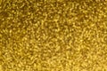 Holiday golden bokeh background with rings of sparkles light Royalty Free Stock Photo
