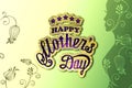 Happy mother`s day - card Royalty Free Stock Photo