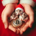 Holiday Hamsters with Bitcoin