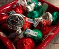 Holiday Hershey Kisses Royalty Free Stock Photo