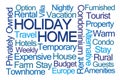 Holiday Home Word Cloud