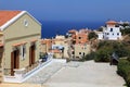 Holiday homes in Crete Royalty Free Stock Photo