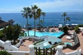 Holiday hotel at Costa Adeje, Tenerife, Canary Islands, Spain Royalty Free Stock Photo