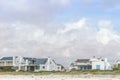 Holiday houses on the hot beach at Paternoster, Western Cape South Africa - Image