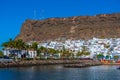 Holiday houses at Puerto de Mogan at Gran Canaria, Canary islands, Spain Royalty Free Stock Photo
