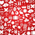 Holiday icons Royalty Free Stock Photo