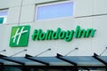 Holiday Inn hotel board sign entrance logo