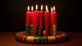 holiday kwanzaa candle