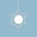 Holiday lace decoration