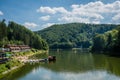 Holiday let homes and bungalows in Zagorze Slaskie in Poland Royalty Free Stock Photo