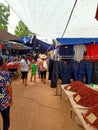 holiday local market thailand esan people