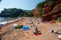 The beach at Dawlish England