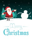Holiday Merry Christmas Party Poster Royalty Free Stock Photo