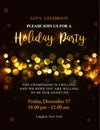 Holiday party invitation Royalty Free Stock Photo