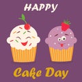 Holiday poster for International Cake Day