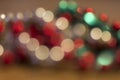 Holiday Red and Green Woven Bokeh Blur Background Royalty Free Stock Photo