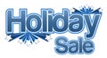 Holiday sale banner illustration design