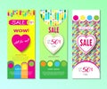 Spring Holiday Sale modern banners set