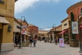 Holiday shopping at the Desert Hills Premium Outlets, Cabazon, California