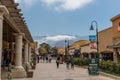 Holiday shopping at the Desert Hills Premium Outlets, Cabazon, California