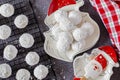 Holiday snowball and mexican wedding cake cookies