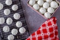 Holiday snowball and mexican wedding cake cookies