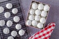 Holiday snowball and mexican wedding cake cookies