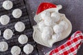 Holiday snowball and mexican wedding cake cookies