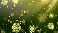 Holiday Snowflakes 5 Loopable Background