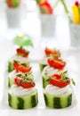 Holiday vegetable appetizers