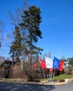Holiday Village Decorated For Victory Day, May 9